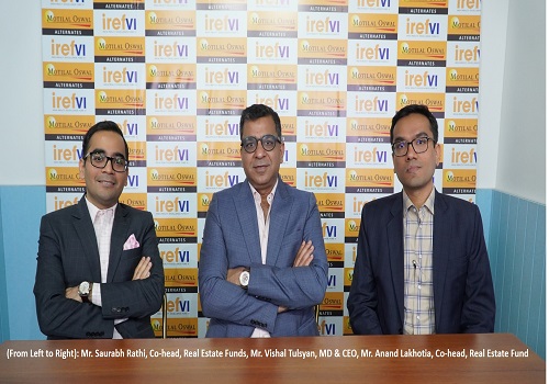 Motilal Oswal Alternates achieves first close at INR 1,250 Cr for its sixth real estate fund